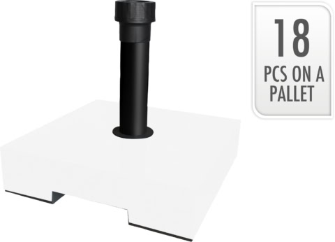 Piquet d'aménagement extérieur noir et blanc, idéal pour délimiter un espace ou accueillir des fleurs. Facile à installer, ce piquet durable est parfait pour embellir votre jardin ou terrasse.
