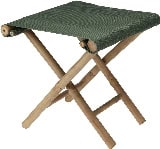 Table pliante bois tissu vert pour activités extérieures, idéale pour camping, pique-nique, ou outdoor, facile à transporter, robuste et compacte.