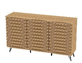 Mobilier design en bois pour salon ou salle à manger. Meuble de rangement moderne, élégant et pratique, parfait pour optimiser votre espace intérieur.