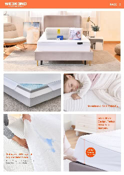 Lit d'été avec matelas blanc et accessoires de chambre confortables dans un salon moderne, ambiance chaleureuse et apaisante pour une détente optimale.
